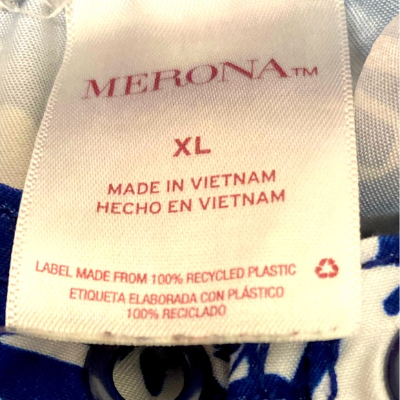 Hawaiian Hibiscus 🌺 Print Swim Trunks -Size XL - Picture 3 of 3